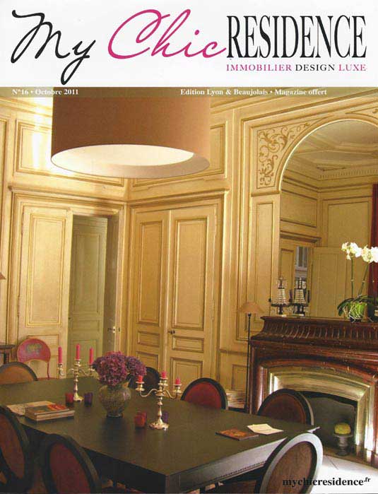 Mariane Sauzet Interior Design - Article My Chic Résidence octobre 2011